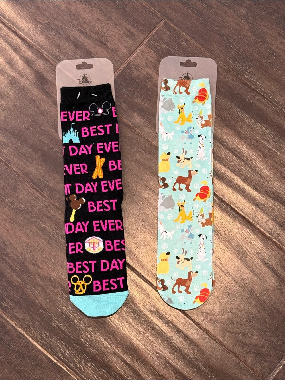 Disney Parks Sock Bundle ~ Best Day Ever & Disney Dogs